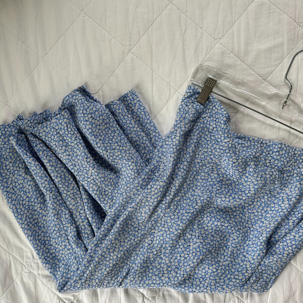 Flower Print Midi Skirt Size 10